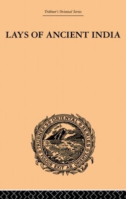 Lays of Ancient India by Romesh Chunder Dutt