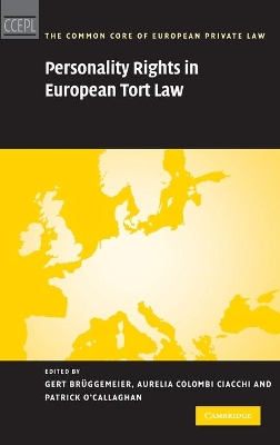 Personality Rights in European Tort Law book