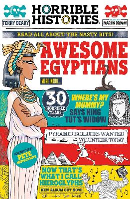 Awesome Egyptians (newspaper edition) by Terry Deary