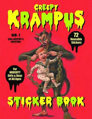 Creepy Krampus Sticker Book book