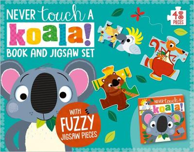 Never Touch a Koala Book and Touch and Feel Jigsaw Boxset by Rosie Greening