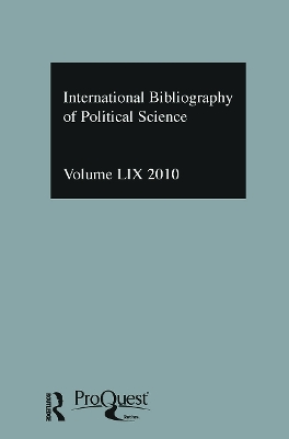 IBSS: Political Science: 2010 book