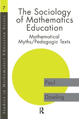 Sociology of Mathematics Education book