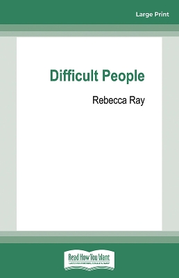 Difficult People book