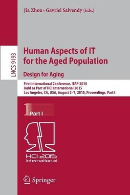 Human Aspects of IT for the Aged Population. Design for Aging book