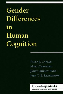Gender Differences in Human Cognition book