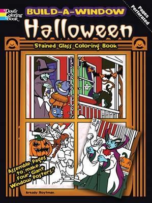 Build a Window Stained Glass Coloring Book Halloween book