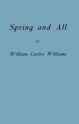 Spring and All book