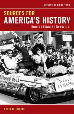 Sources for America's History, Volume 2 by Rebecca Edwards