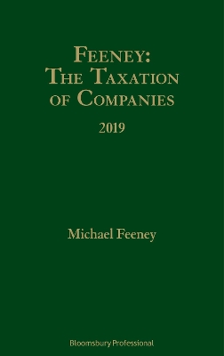 Feeney: The Taxation of Companies 2019 book