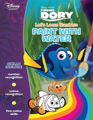 Finding Dory - Let's Learn Numbers Paint with Water book