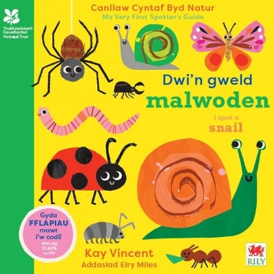 Dwi'n Gweld Malwoden / I Spot a Snail: Canllaw Cyntaf Byd Natur / My Very First Spotter's Guide book