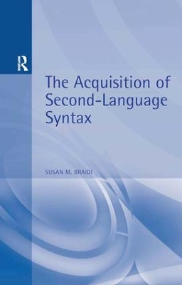 Acquisition of Second Language Syntax book