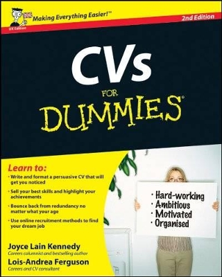 CVs For Dummies book