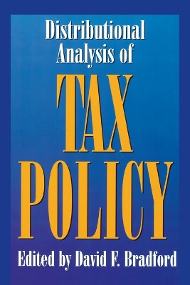 Distributional Analysis of Tax Policy book