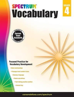Spectrum Vocabulary, Grade 4 book