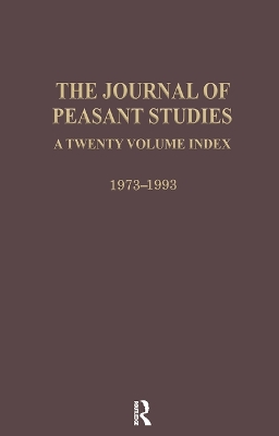 Journal of Peasant Studies book