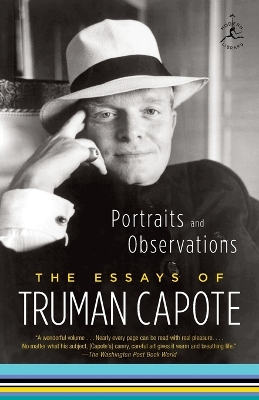 Portraits And Observations by Truman Capote