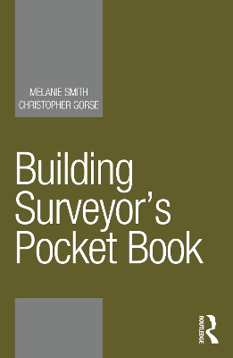 Building Surveyor’s Pocket Book by Melanie Smith