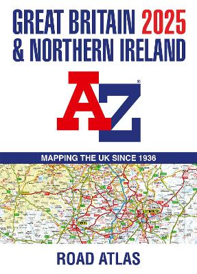 Great Britain & Northern Ireland A-Z Road Atlas 2025 (A3 Paperback) book