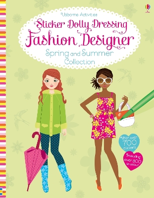 Sticker Dolly Dressing Fashion Designer Spring and Summer Collection book