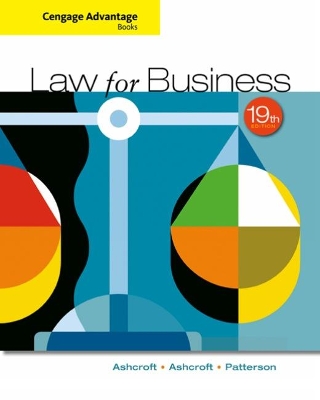 Cengage Advantage Books: Law for Business by John Ashcroft