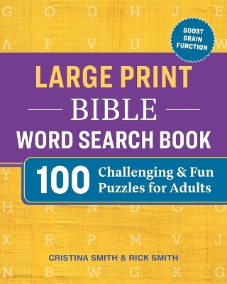 Large Print Bible Word Search Book book