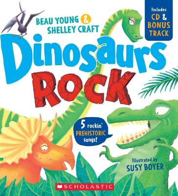 Dinosaurs Rock + CD book