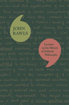 Lectures on the History of Political Philosophy by John Rawls