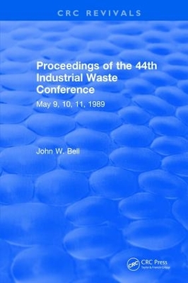 Proceedings of the 44th Industrial Waste Conference May 1989, Purdue University book