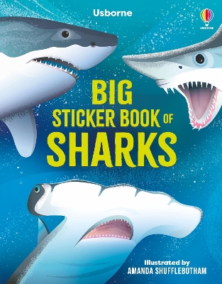 Big Sticker Book of Sharks by Alice James