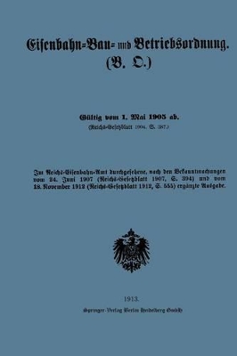 Eisenbahn-Bau- und Betriebsordnung book