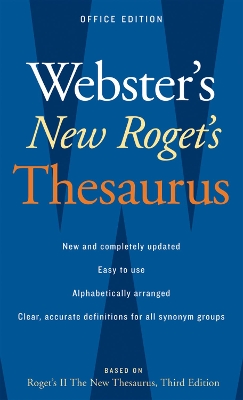 Webster's New Roget's Thesaurus, Office Edition book