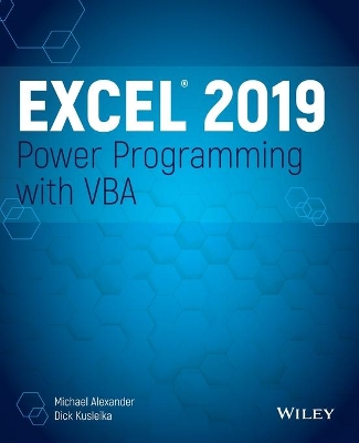 Excel 2019 Power Programming with VBA book
