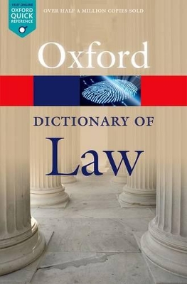 Dictionary of Law by Jonathan Law