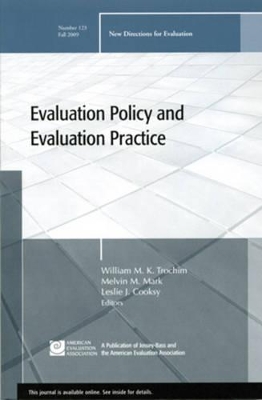 Evaluation Policy and Evaluation Practice book