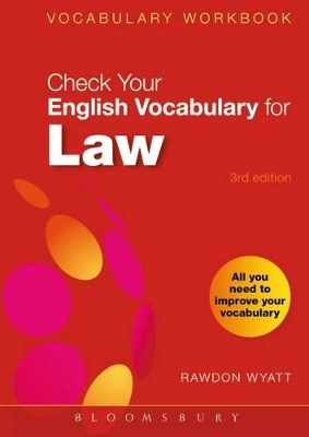 Check Your English Vocabulary for Law by Rawdon Wyatt