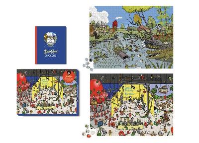 Bob Ross: Seek-and-Find Puzzle: 2-in-1 Double-Sided + 1,000 Pieces! book