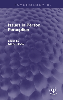 Issues in Person Perception book