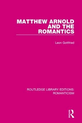 Matthew Arnold and the Romantics book