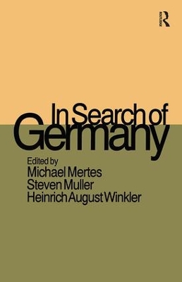 In Search of Germany by Heinrich August Winkler