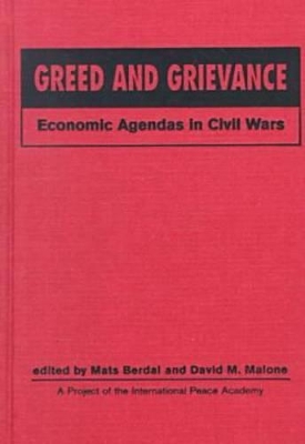 Greed and Grievance book