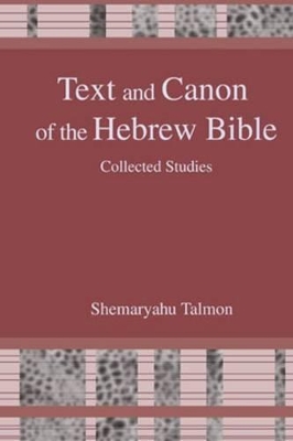 Text and Canon of the Hebrew Bible book