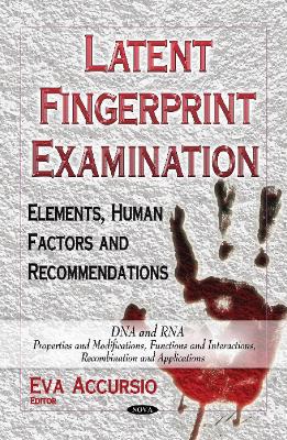 Latent Fingerprint Examination book