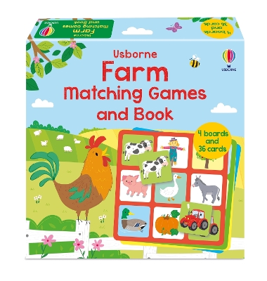 Farm Matching Games and Book book