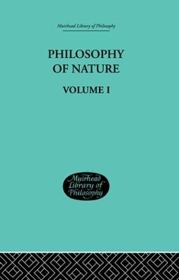 Hegel's Philosophy of Nature book