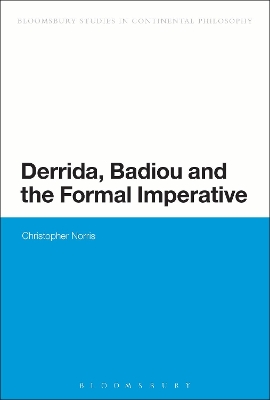 Derrida, Badiou and the Formal Imperative by Professor Christopher Norris