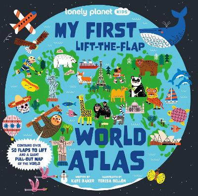 Lonely Planet Kids My First Lift-the-Flap World Atlas book