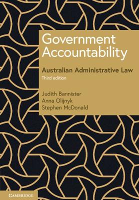 Government Accountability: Australian Administrative Law book
