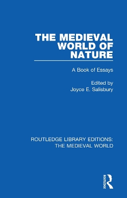 The Medieval World of Nature: A Book of Essays book